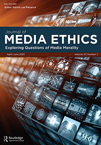 Cover image for Journal of Media Ethics, Volume 37, Issue 2, 2022