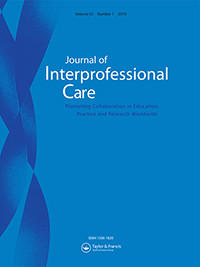 Cover image for Journal of Interprofessional Care, Volume 32, Issue 1, 2018