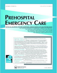 Cover image for Prehospital Emergency Care, Volume 20, Issue 5, 2016