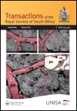 Cover image for Transactions of the Royal Society of South Africa, Volume 68, Issue 2, 2013