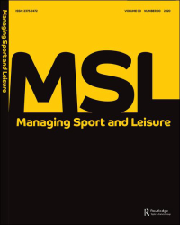 Cover image for Managing Sport and Leisure, Volume 26, Issue 3, 2021