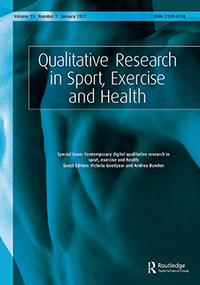 Cover image for Qualitative Research in Sport, Exercise and Health, Volume 13, Issue 1, 2021