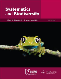 Cover image for Systematics and Biodiversity, Volume 21, Issue 1, 2023