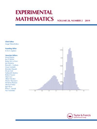 Cover image for Experimental Mathematics, Volume 28, Issue 2, 2019