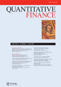 Cover image for Quantitative Finance, Volume 22, Issue 6, 2022