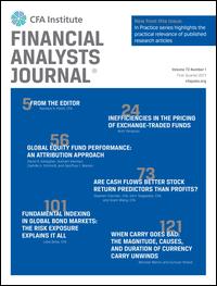 Cover image for Financial Analysts Journal, Volume 61, Issue 4, 2005