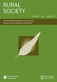 Cover image for Rural Society, Volume 24, Issue 1, 2015