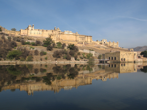 Figure 1. The amber fort, Jaipur, Rajasthan which in 2007 received over 1.4m visits a year (photo M Dawson).