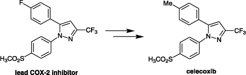 Figure 3 Development of celecoxib [Citation19,Citation4]