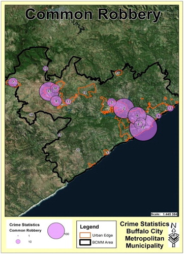 Figure 1. Common crime in Buffalo City.