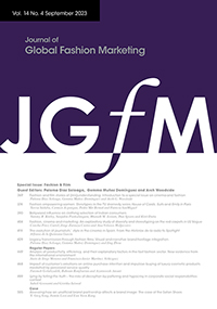 Cover image for Journal of Global Fashion Marketing, Volume 14, Issue 4, 2023