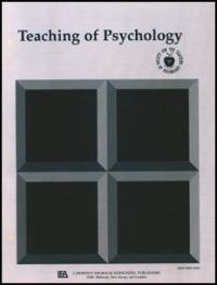 Cover image for Teaching of Psychology, Volume 2, Issue 3, 1975