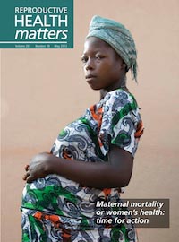 Cover image for Sexual and Reproductive Health Matters, Volume 20, Issue 39, 2012