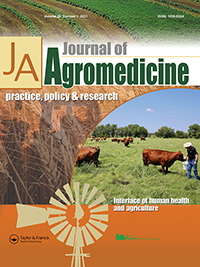 Cover image for Journal of Agromedicine, Volume 26, Issue 1, 2021