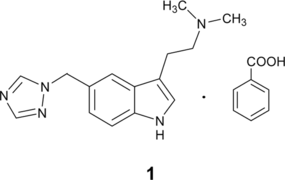 Figure 1 Rizatriptan benzoate.