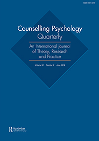 Cover image for Counselling Psychology Quarterly, Volume 32, Issue 2, 2019