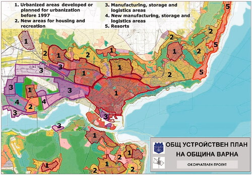 Figure 4. General Urban Development Plan of 2012.