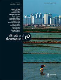 Cover image for Climate and Development, Volume 14, Issue 3, 2022