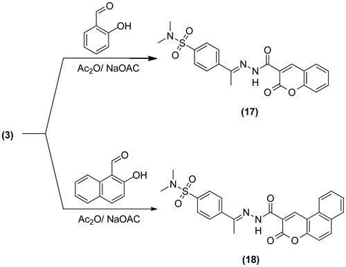 Scheme 3. Formation of chromene derivatives.