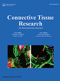 Cover image for Connective Tissue Research, Volume 60, Issue 5, 2019