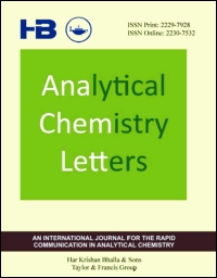 Cover image for Analytical Chemistry Letters, Volume 7, Issue 5, 2017