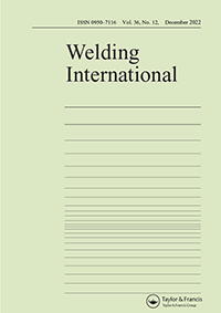 Cover image for Welding International, Volume 36, Issue 12, 2022