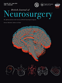 Cover image for British Journal of Neurosurgery, Volume 34, Issue 3, 2020