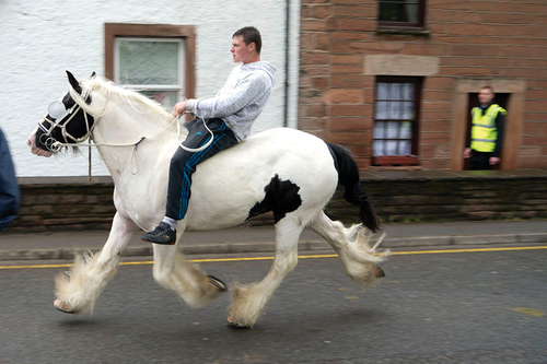 Figure 5. Trotting up Battlebarrow. This file is licenced under the Creative Commons Attribution 2.0 Generic licence.