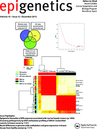 Cover image for Epigenetics, Volume 10, Issue 12, 2015