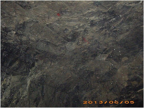 Figure 5. Seepage water at K6 + 713.