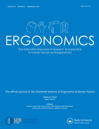 Cover image for Ergonomics, Volume 59, Issue 9, 2016