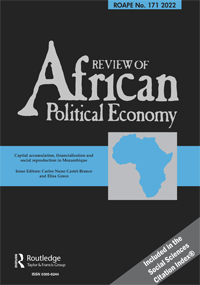 Cover image for Review of African Political Economy, Volume 49, Issue 171, 2022