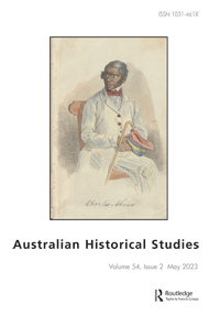 Cover image for Australian Historical Studies, Volume 54, Issue 2, 2023
