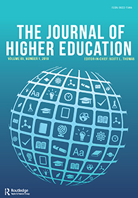Cover image for The Journal of Higher Education, Volume 89, Issue 1, 2018