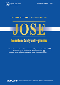 Cover image for International Journal of Occupational Safety and Ergonomics, Volume 28, Issue 1, 2022