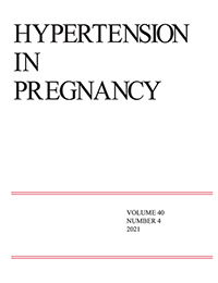Cover image for Hypertension in Pregnancy, Volume 40, Issue 4, 2021