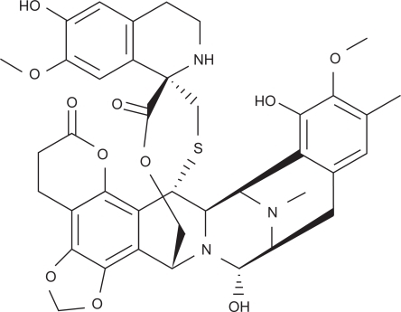 Figure 1 Structure of trabectedin.