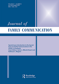 Cover image for Journal of Family Communication, Volume 21, Issue 3, 2021