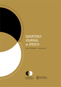 Cover image for Quarterly Journal of Speech, Volume 109, Issue 1, 2023