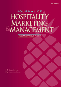 Cover image for Journal of Hospitality Marketing & Management, Volume 27, Issue 7, 2018