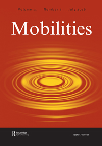Cover image for Mobilities, Volume 11, Issue 3, 2016