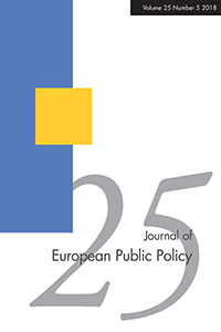 Cover image for Journal of European Public Policy, Volume 25, Issue 5, 2018