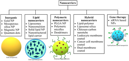 Figure 2. Brief classification of nanocarriers.