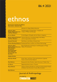 Cover image for Ethnos, Volume 86, Issue 4, 2021
