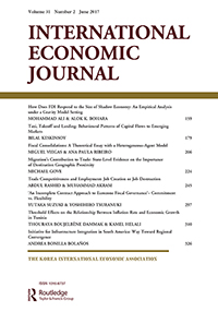 Cover image for International Economic Journal, Volume 31, Issue 2, 2017