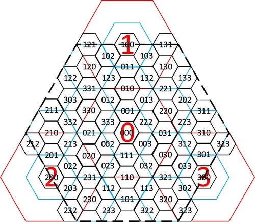 Figure 7. Optimized Hexagonal QuadTree Structure