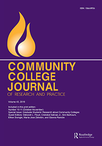 Cover image for Community College Journal of Research and Practice, Volume 43, Issue 10-11, 2019