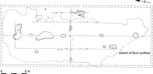 fig 15 Plan of structure S10 from La Grava, Bedfordshire. From Baker Citation2013b, fig 3.17.