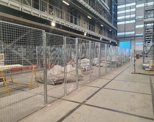 Figure 7. Cages used to restrict lineside areas.