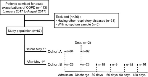 Figure 1 Flowchart of the study population.